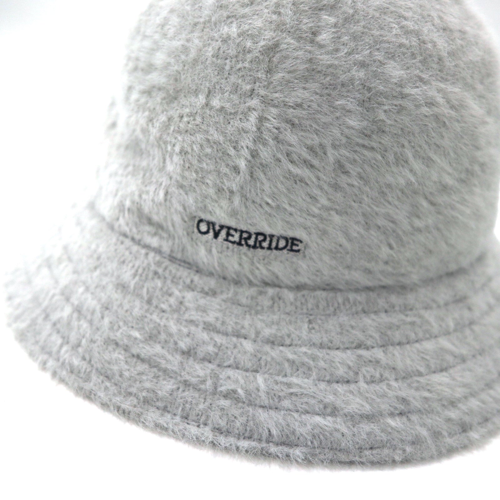KANGOL × OVERRIDE Cappello a secchiello L Grigio Acrilico SYNTHETIC FURGORA CASUAL K3483PJ