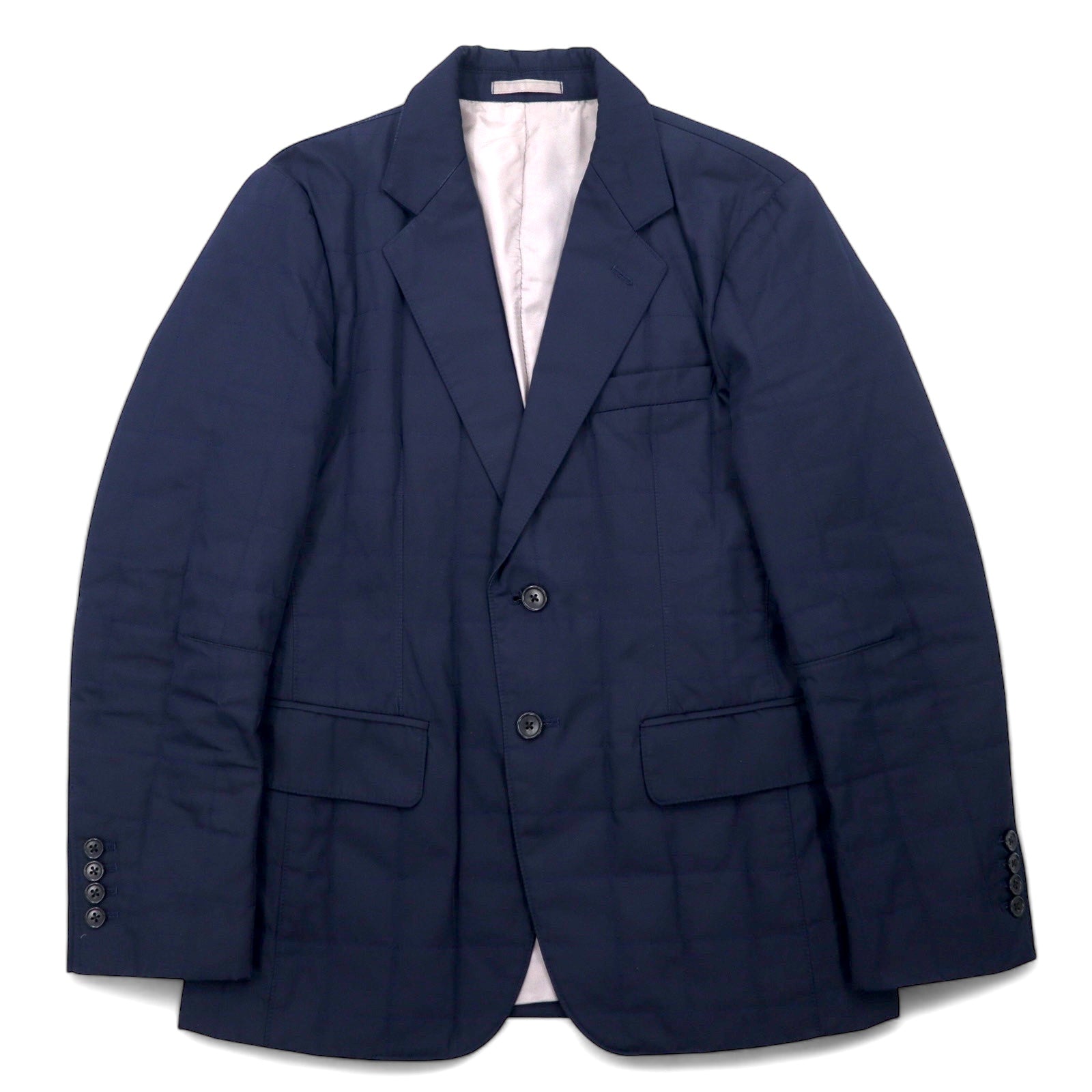 DESIGNWORKS D-LINE Giacca Sartoriale Trapuntata 2 Bottoni 46 Blu Navy Poliestere Made in Japan
