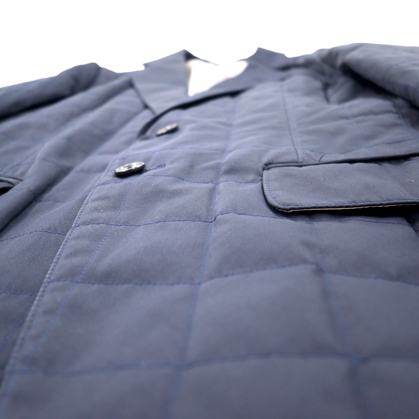 DESIGNWORKS D-LINE Giacca Sartoriale Trapuntata 2 Bottoni 46 Blu Navy Poliestere Made in Japan