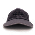 Calvin Klein Cappellino snapback anni '90, taglia unica, colore nero, in cotone con logo CK ricamato