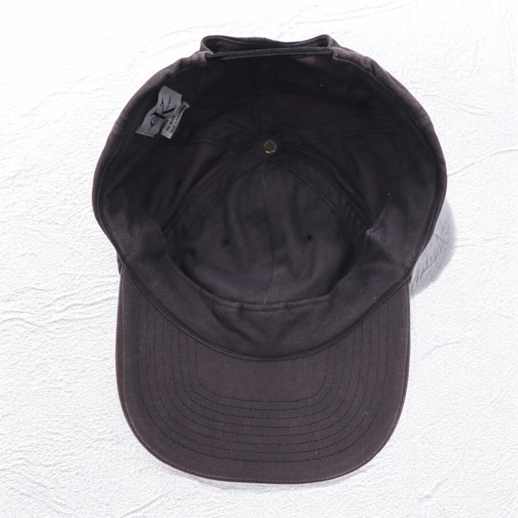 Calvin Klein Cappellino snapback anni '90, taglia unica, colore nero, in cotone con logo CK ricamato