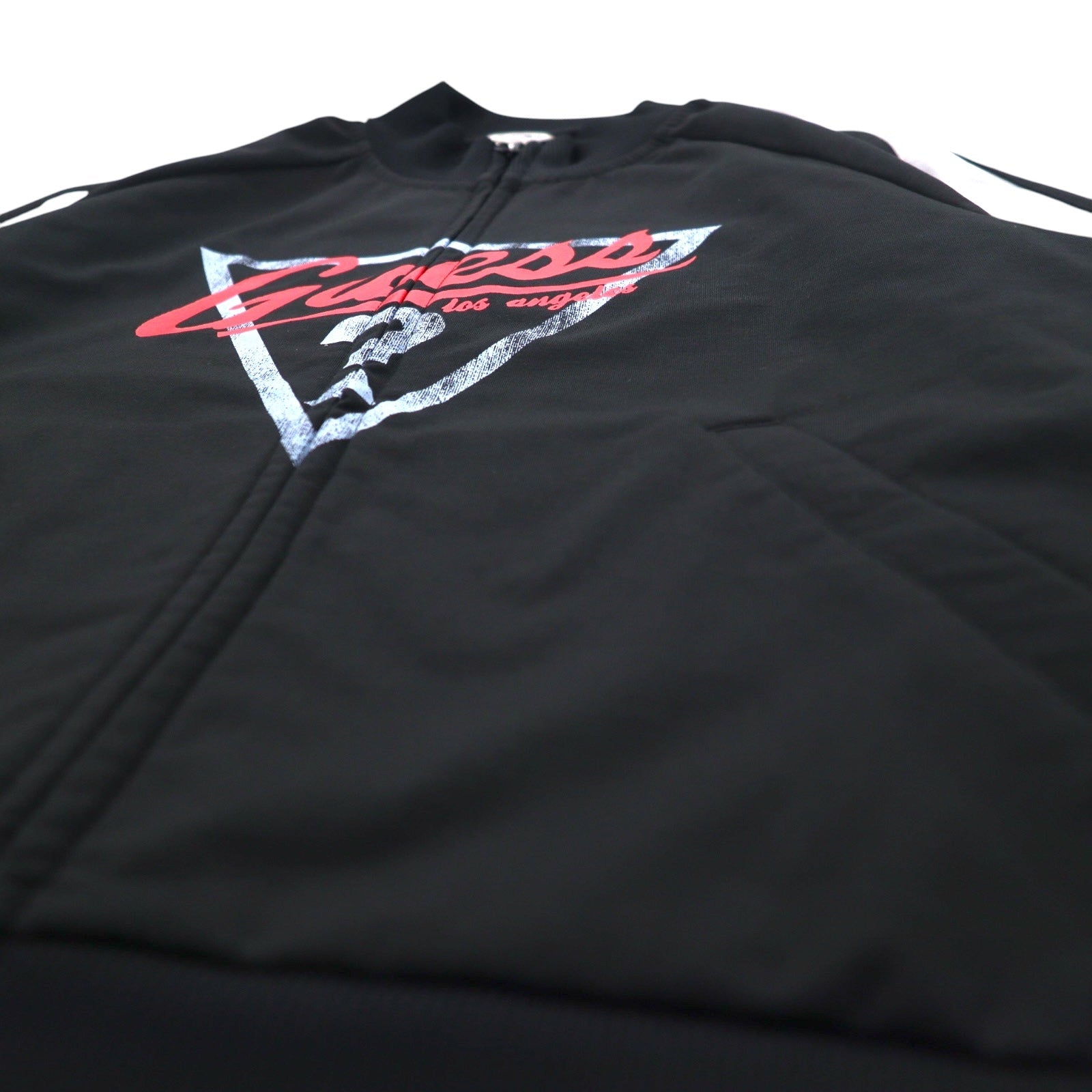 GUESS ORIGINALS Track Jacket Tuta Sportiva M Nera Strisce Laterali Stampa Logo