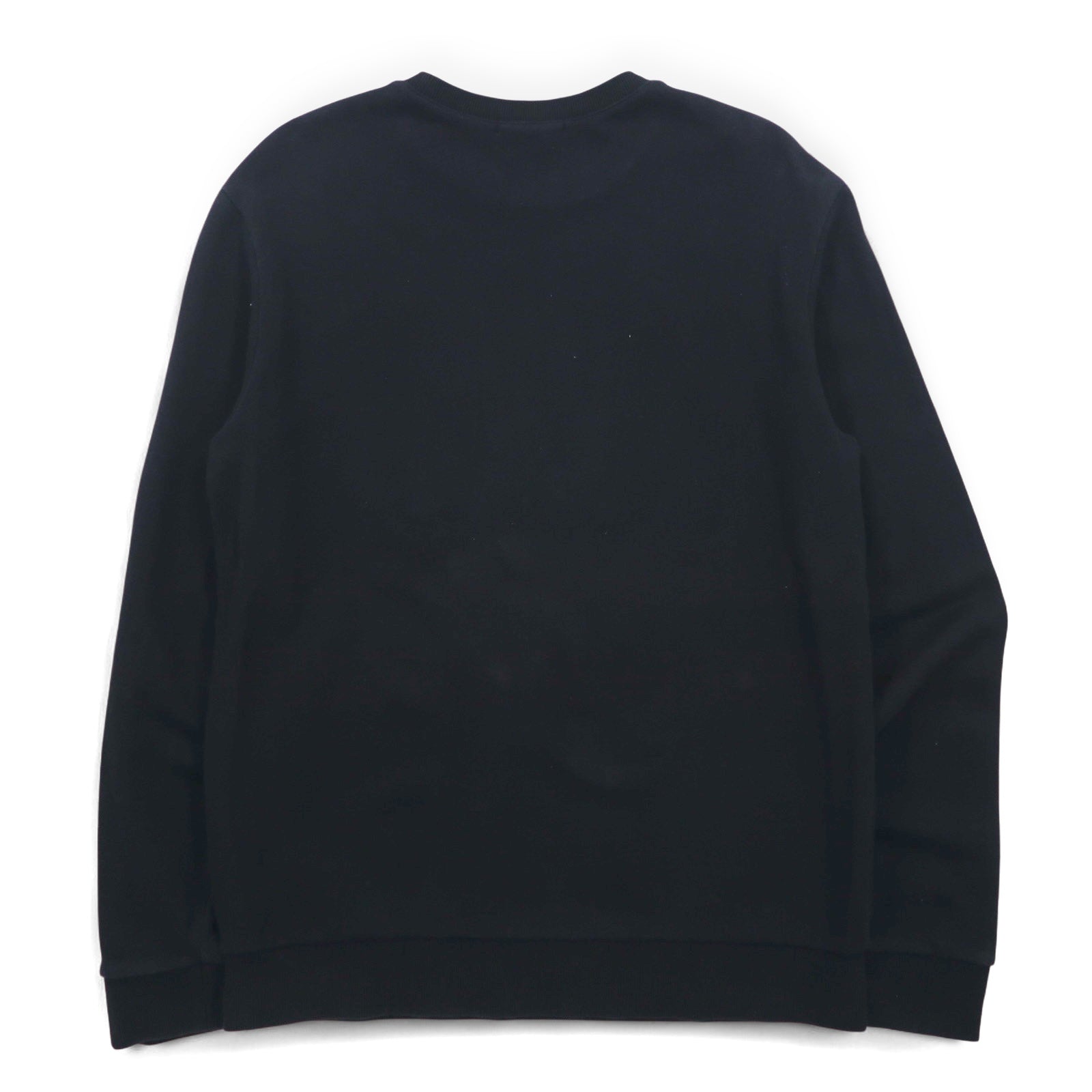 Felpa GUESS con stampa triangolare e logo, taglia L, colore nero, in cotone