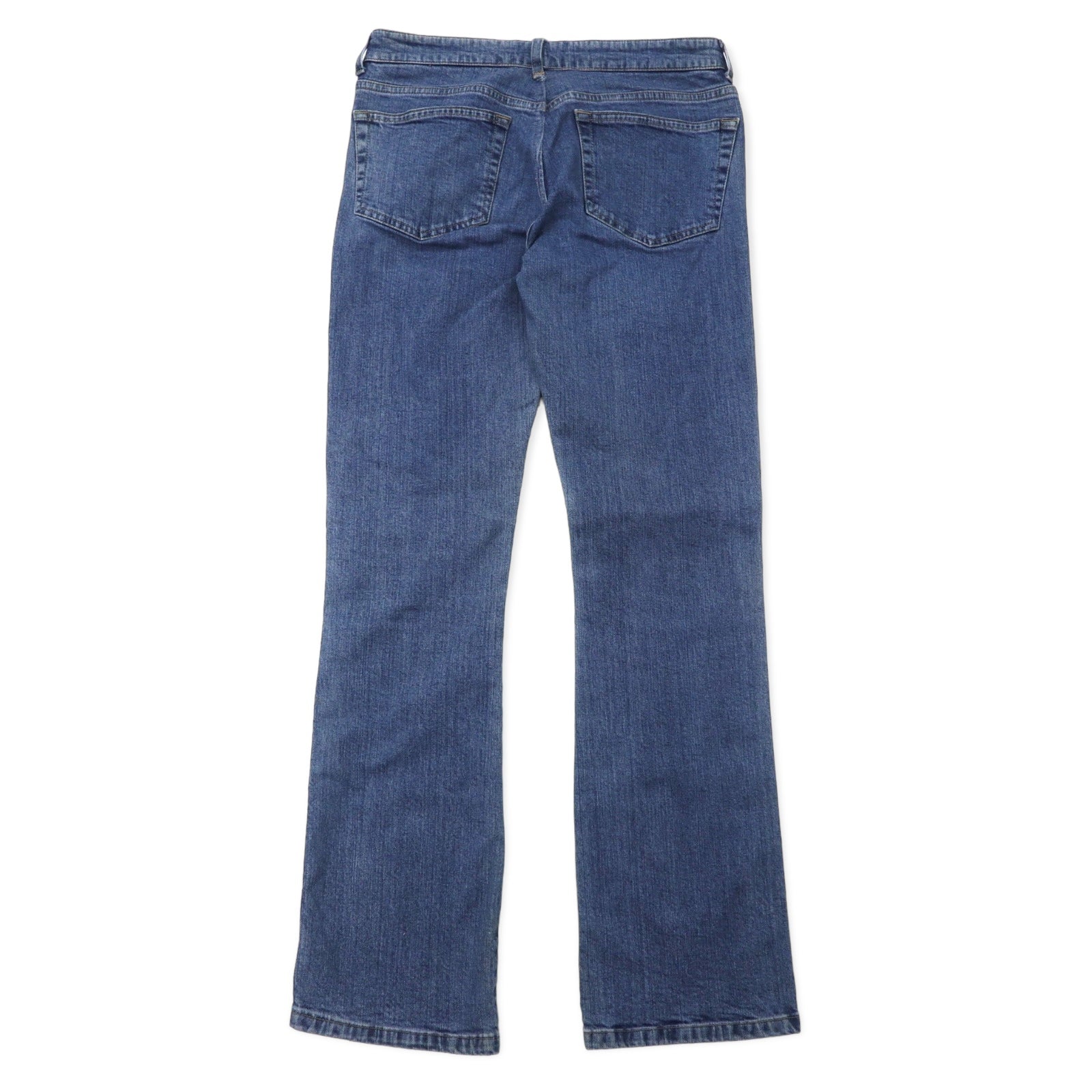 BURBERRY Pantaloni in denim bootcut Nova Check Made in Italy 10 Blu Cotone Stretch