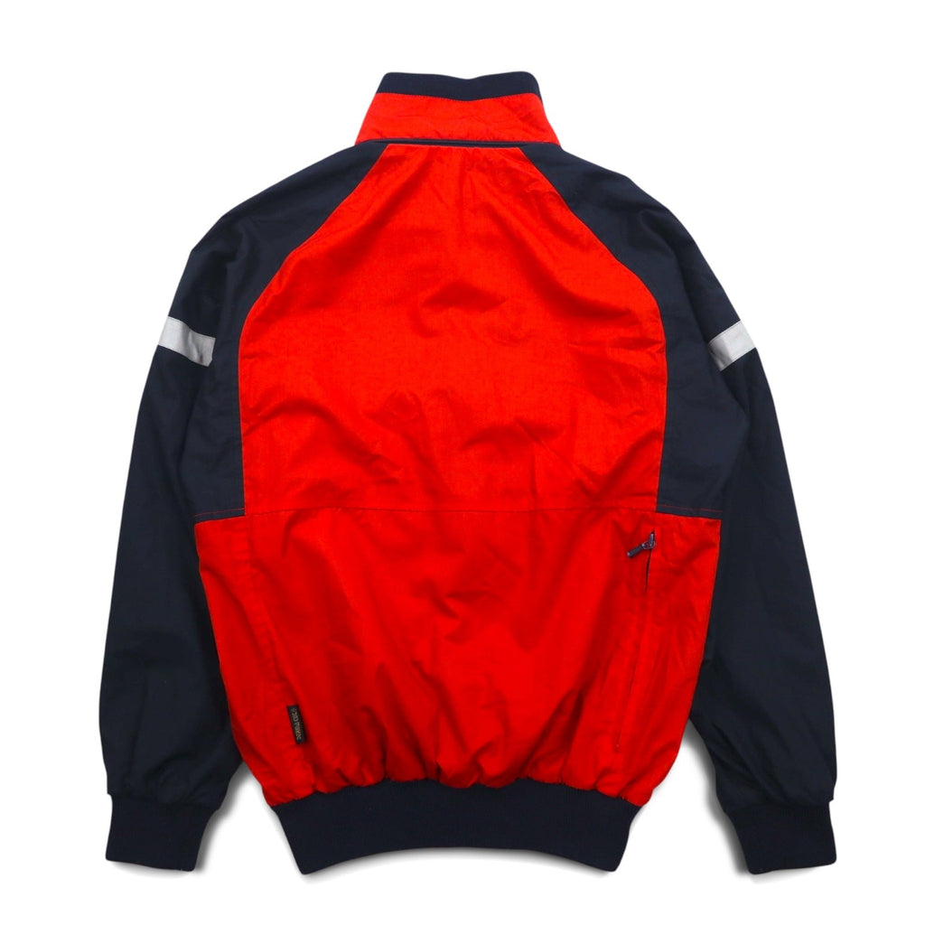 YAMAHA Anorak a mezza zip anni '90, taglia S, rosso, poliestere