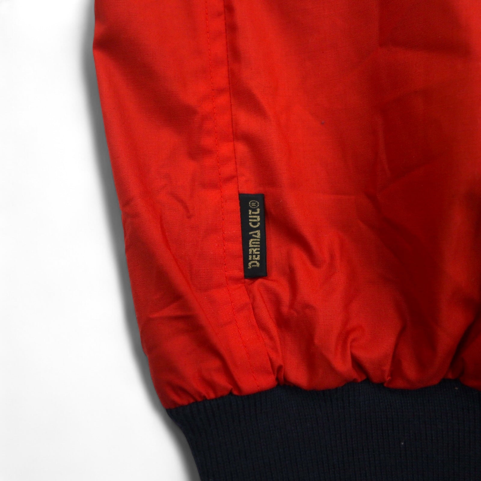 YAMAHA Anorak a mezza zip anni '90, taglia S, rosso, poliestere