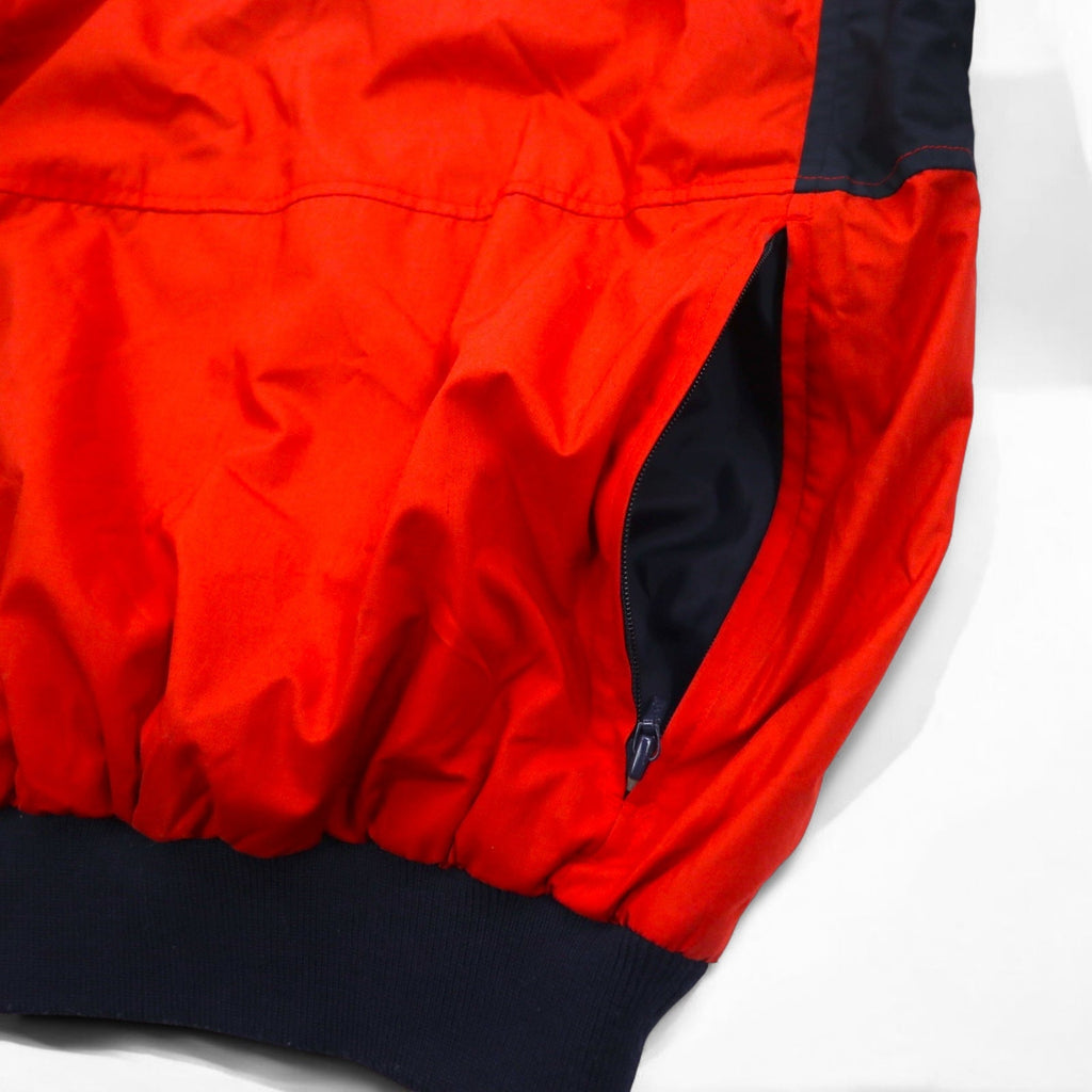 YAMAHA Anorak a mezza zip anni '90, taglia S, rosso, poliestere