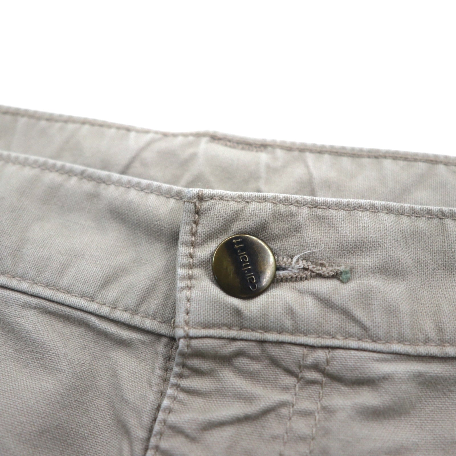 Carhartt - Pantaloncini corti da imbianchino in tela, modello Utility Work Shorts, in tela, taglia XL, colore beige, B147, Made in Mexico