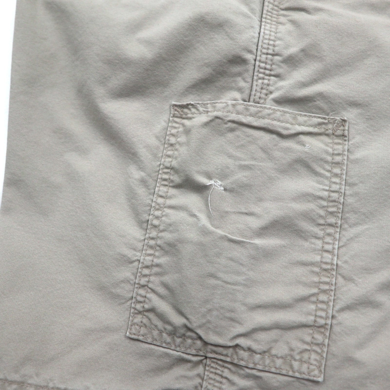 Carhartt - Pantaloncini corti da imbianchino in tela, modello Utility Work Shorts, in tela, taglia XL, colore beige, B147, Made in Mexico