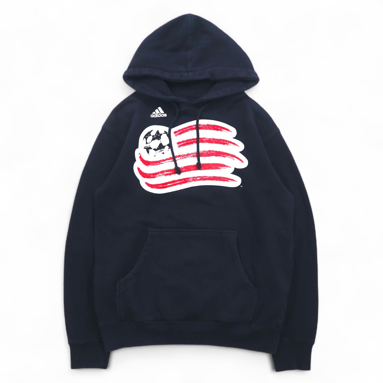 adidas Felpa con cappuccio pullover S Nera Cotone Interno felpato Calcio