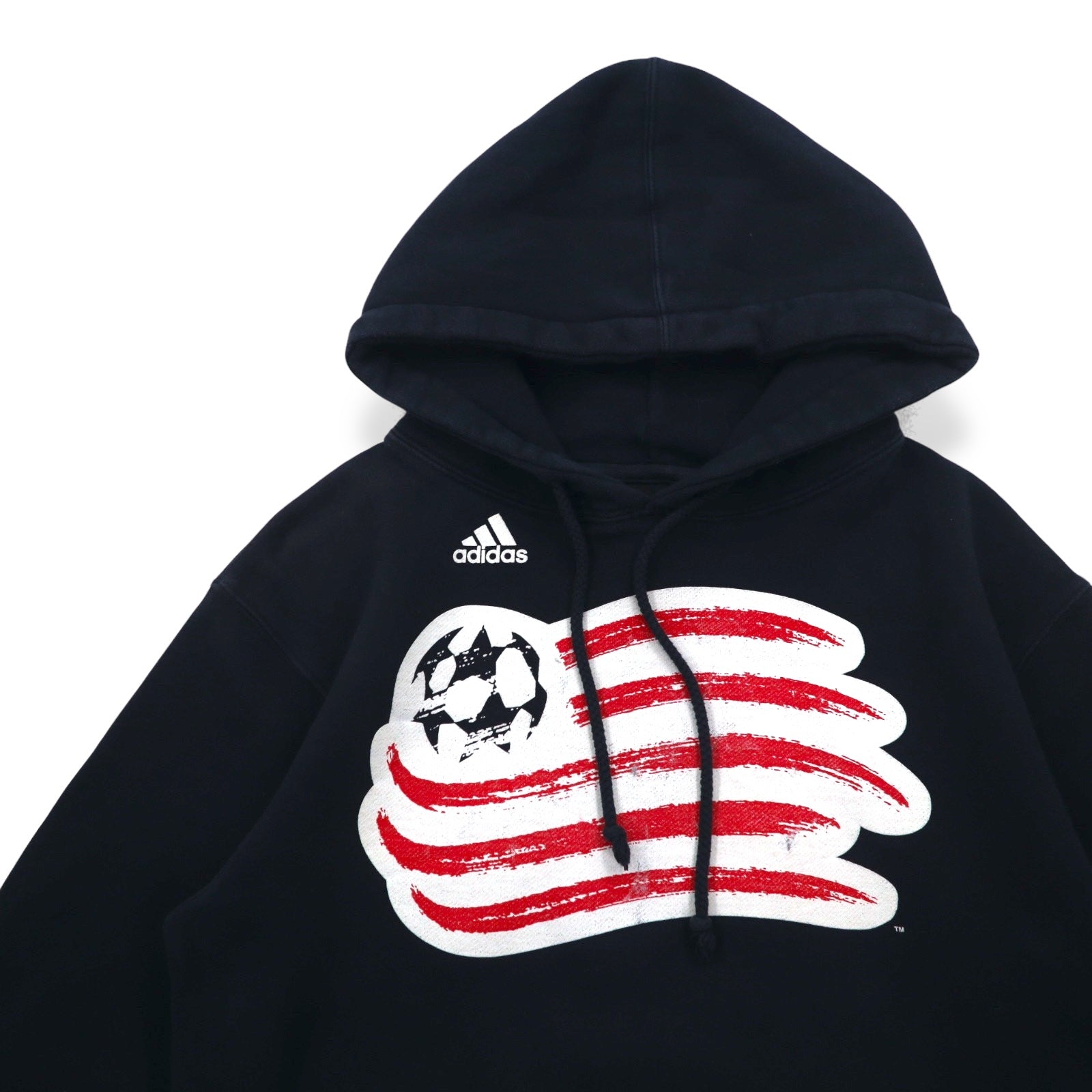 adidas Felpa con cappuccio pullover S Nera Cotone Interno felpato Calcio