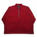 Camicia oversize con mezza zip Unrelaxing, bordeaux, taglia unica, poliestere