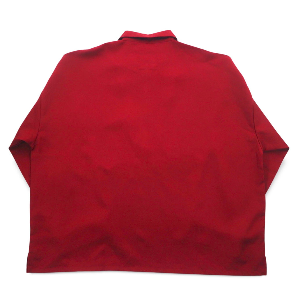 Camicia oversize con mezza zip Unrelaxing, bordeaux, taglia unica, poliestere