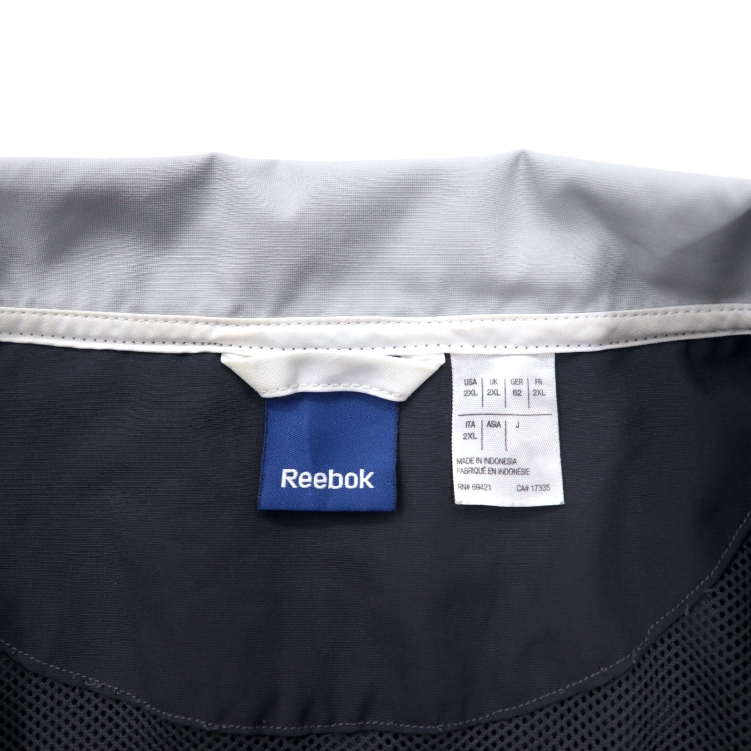 Reebok Track Jacket Tuta L Grigio Poliestere