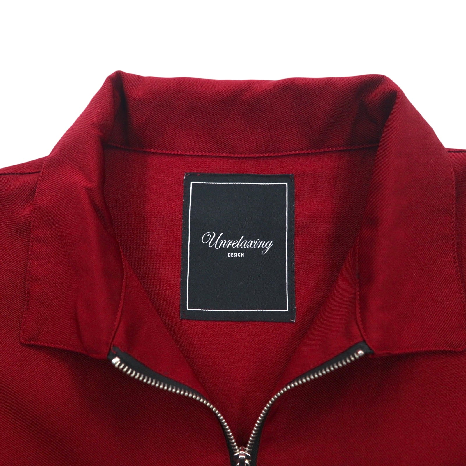 Camicia oversize con mezza zip Unrelaxing, bordeaux, taglia unica, poliestere