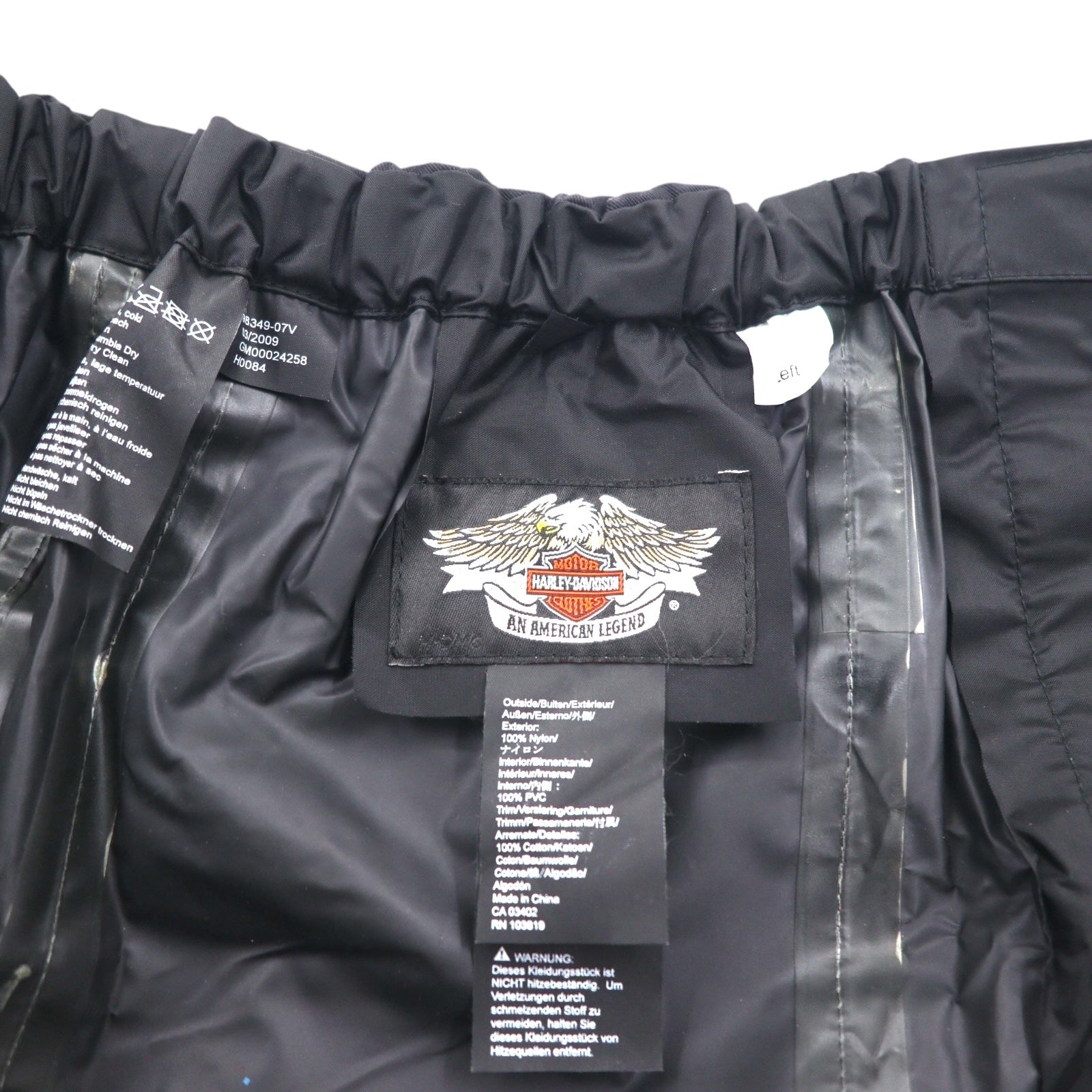 HARLEY DAVIDSON レインゲートル ラグソール 防水ゲイター シューズカバー