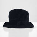 90s Vintage Faux Fur Bucket Hat フェイクファー バケットハット ブラック エコファー