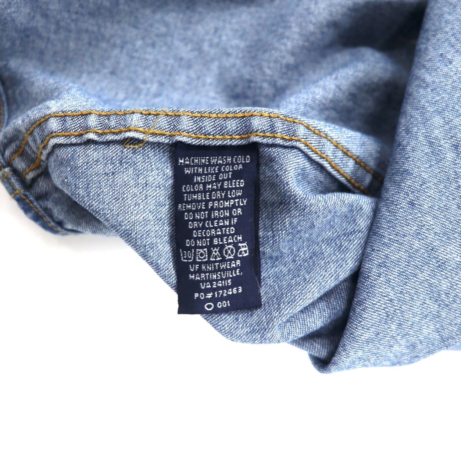 Camicia button-down in denim Lee anni '90, taglia XL, blu, cotone, collezione DENIM, ricamo a punto singolo, azienda statunitense, taglia grande