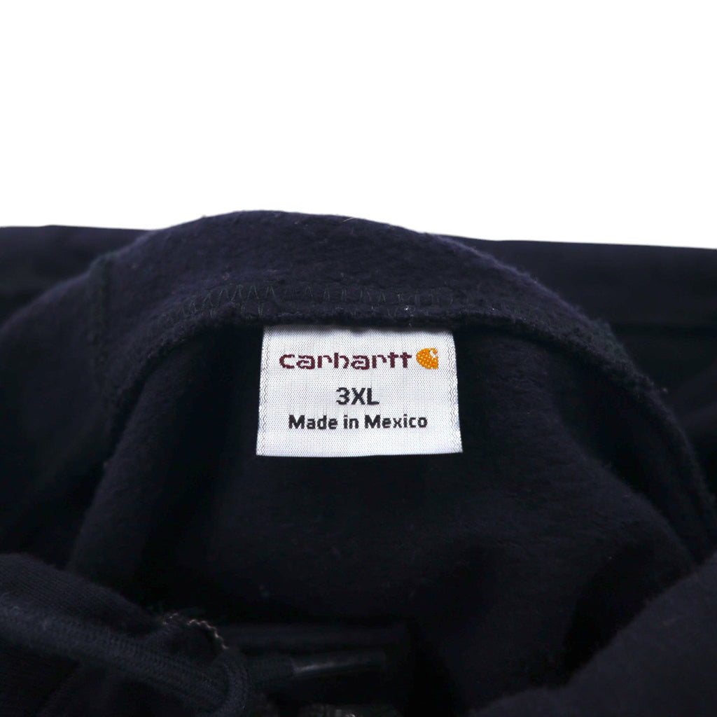 Carhartt Felpa con cappuccio full zip, oversize, pesante, 3XL, blu navy Heavyweight Zip Front Hooded Sweatshirt 102974 Made in Mexico