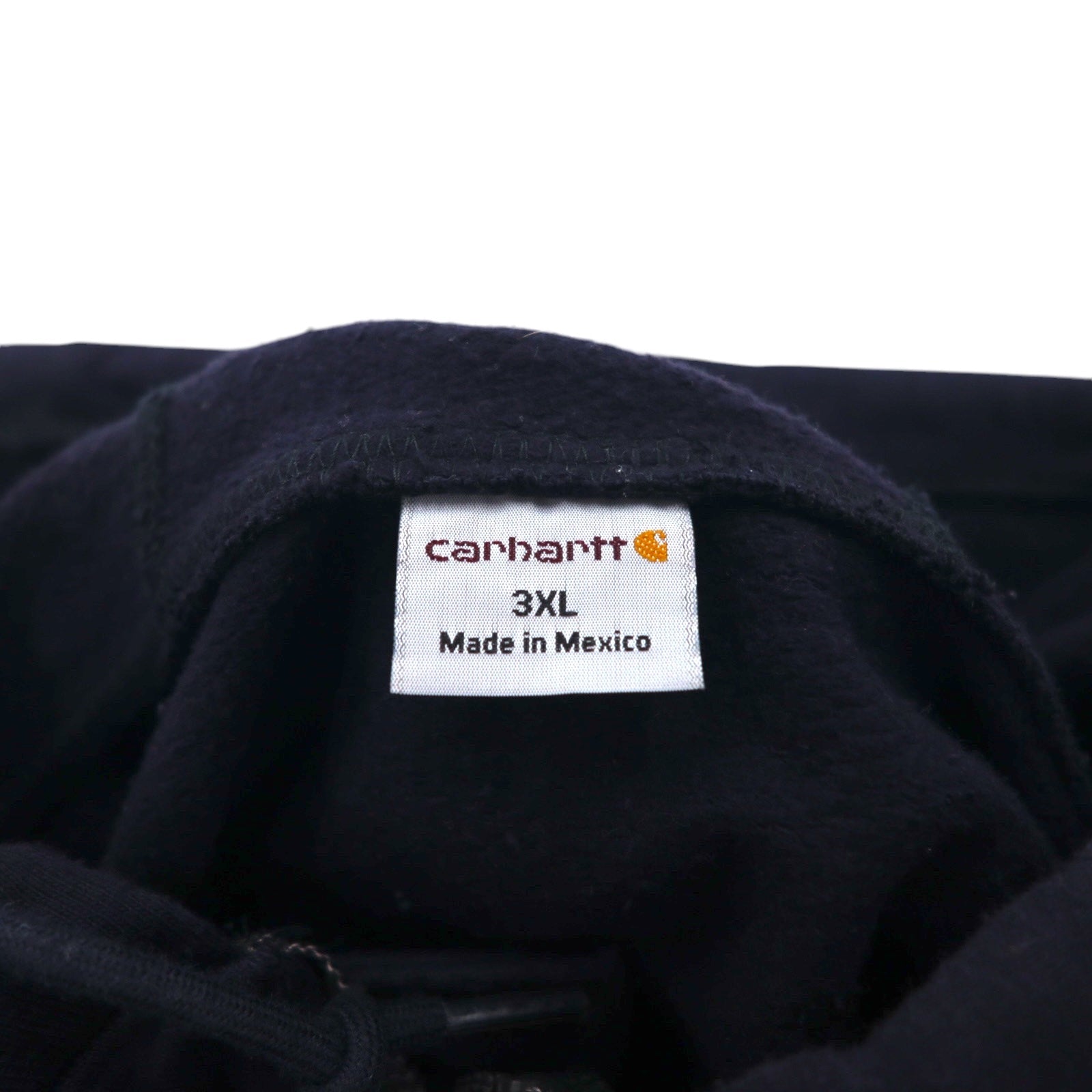 Carhartt Felpa con cappuccio full zip, oversize, pesante, 3XL, blu navy Heavyweight Zip Front Hooded Sweatshirt 102974 Made in Mexico