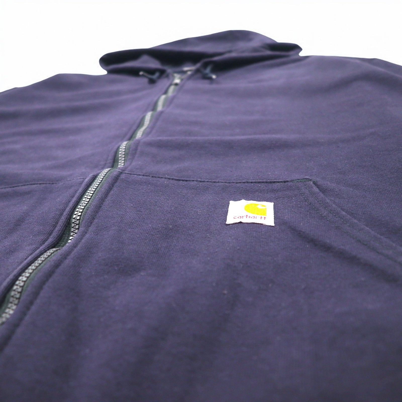 Carhartt Felpa con cappuccio full zip, oversize, pesante, 3XL, blu navy Heavyweight Zip Front Hooded Sweatshirt 102974 Made in Mexico