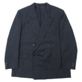 Christian Dior MONSIEUR USA Blazer doppio petto XL Grigio Gessato Lana Vintage UNION MADE