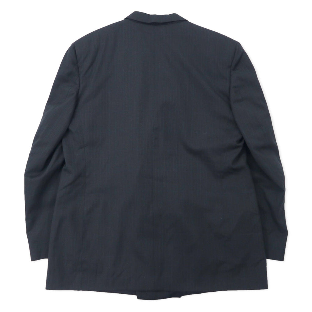 Christian Dior MONSIEUR USA Blazer doppio petto XL Grigio Gessato Lana Vintage UNION MADE