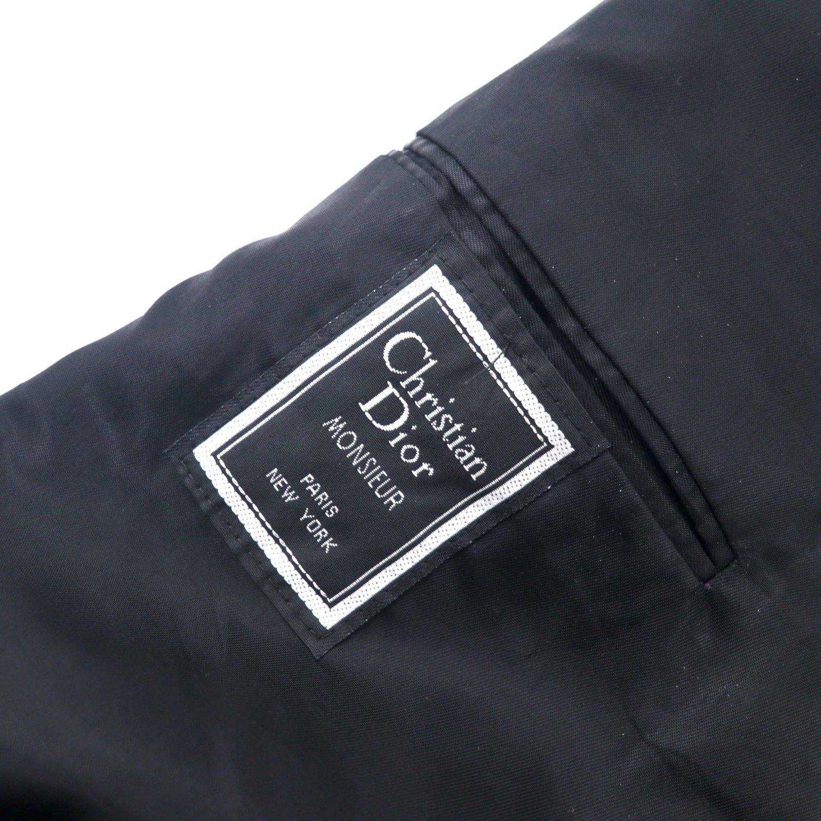 Christian Dior MONSIEUR USA Blazer doppio petto XL Grigio Gessato Lana Vintage UNION MADE