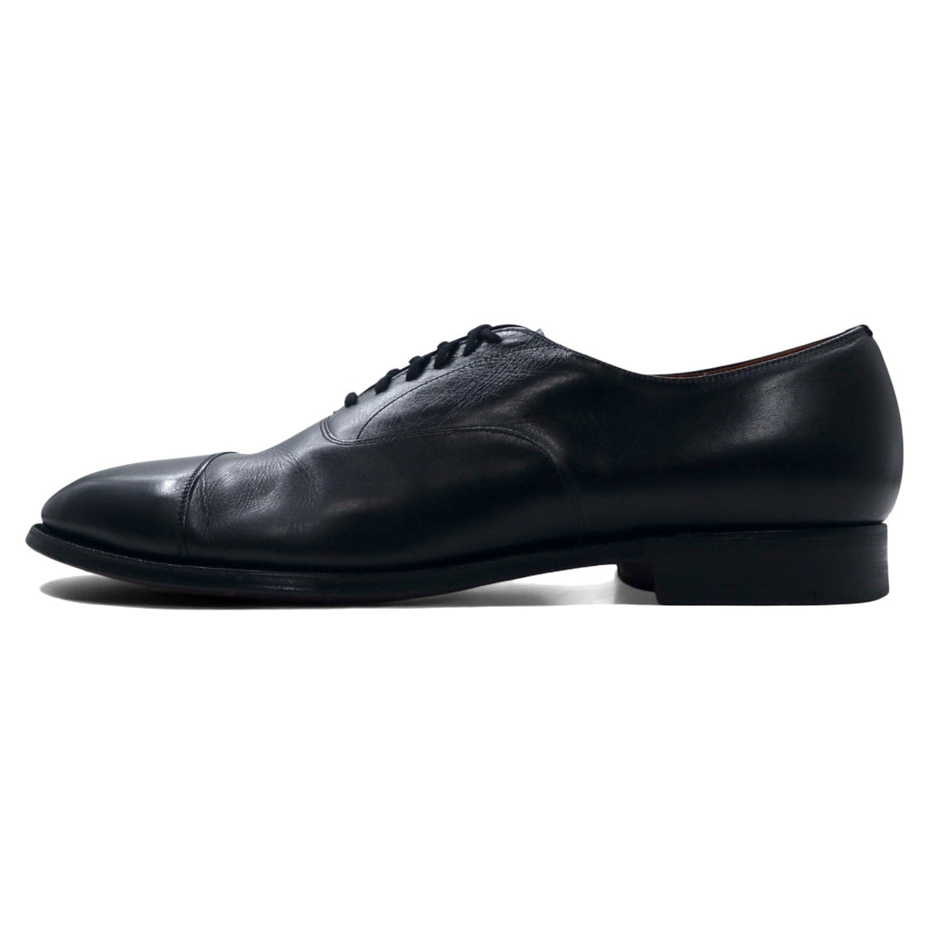 Church's CONSUL scarpe eleganti con cap-toe 73 Last, made in Inghilterra, 29-29.5cm, pelle di vitello nera, Custom Grade