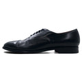 Church's CONSUL scarpe eleganti con cap-toe 73 Last, made in Inghilterra, 29-29.5cm, pelle di vitello nera, Custom Grade