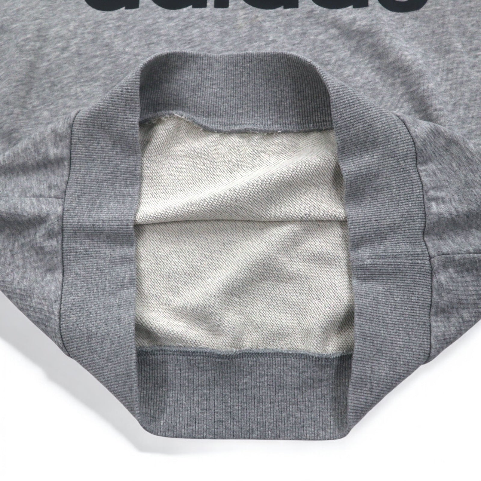 adidas Essentials Big Logo Felpa M Grigio Cotone GK9077