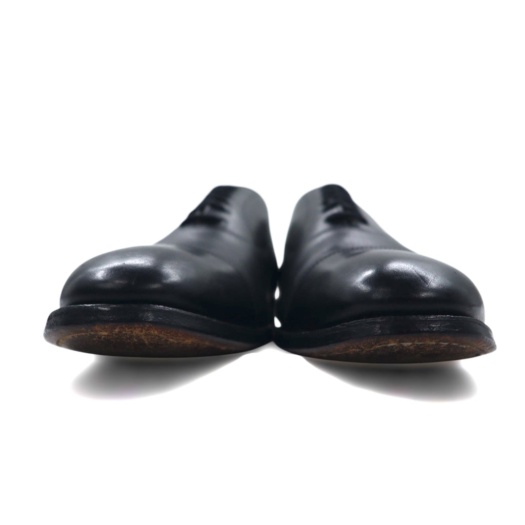 Church's CONSUL scarpe eleganti con cap-toe 73 Last, made in Inghilterra, 29-29.5cm, pelle di vitello nera, Custom Grade