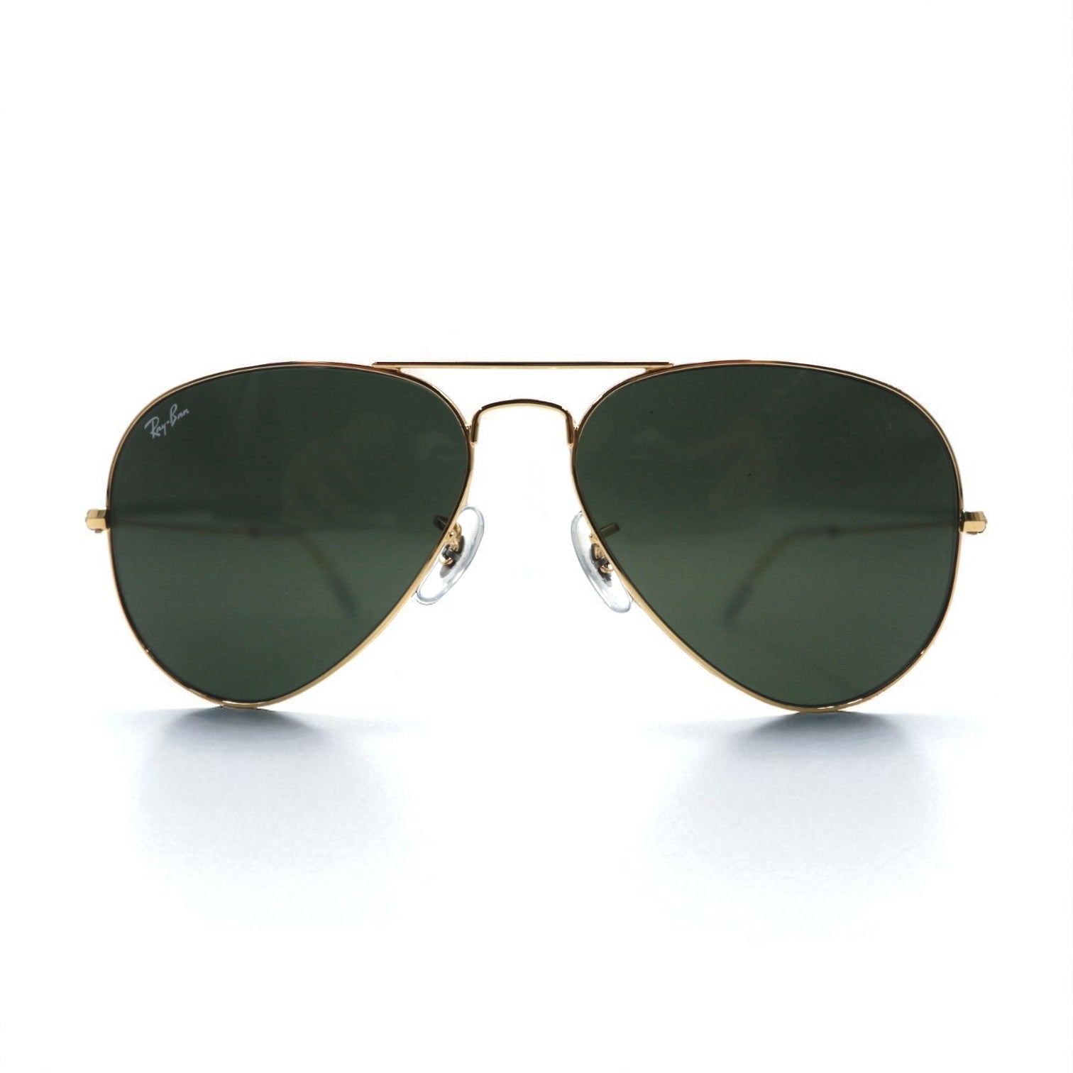 Ray-Ban Aviator Occhiali da Sole a Goccia Doppio Ponte LARGE METAL RB3025 58-14 135 3N Made in Italy