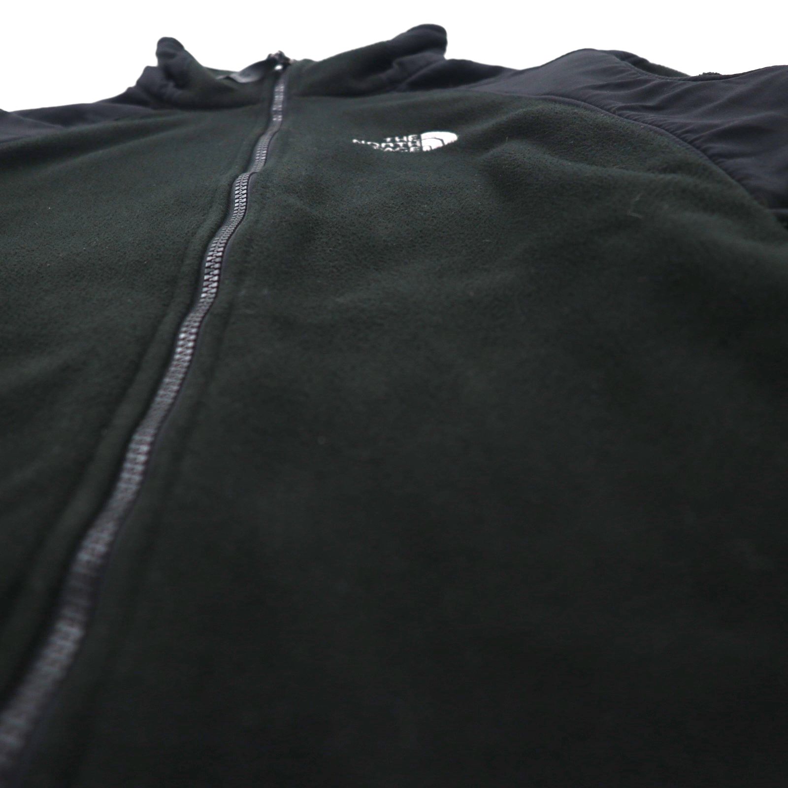 THE NORTH FACE スタンドカラー フリースジャケット S ブラック ドローコード ハイネック