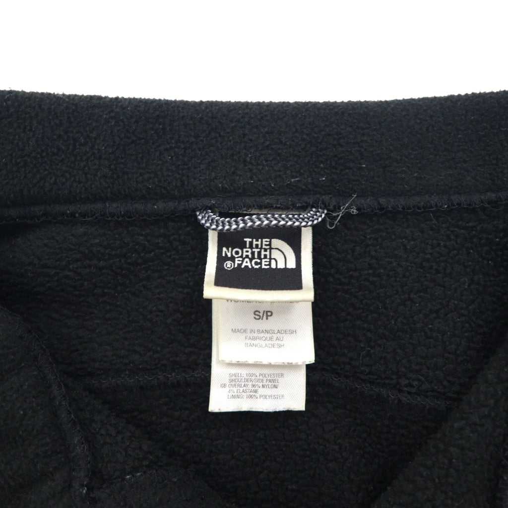 THE NORTH FACE スタンドカラー フリースジャケット S ブラック ドローコード ハイネック
