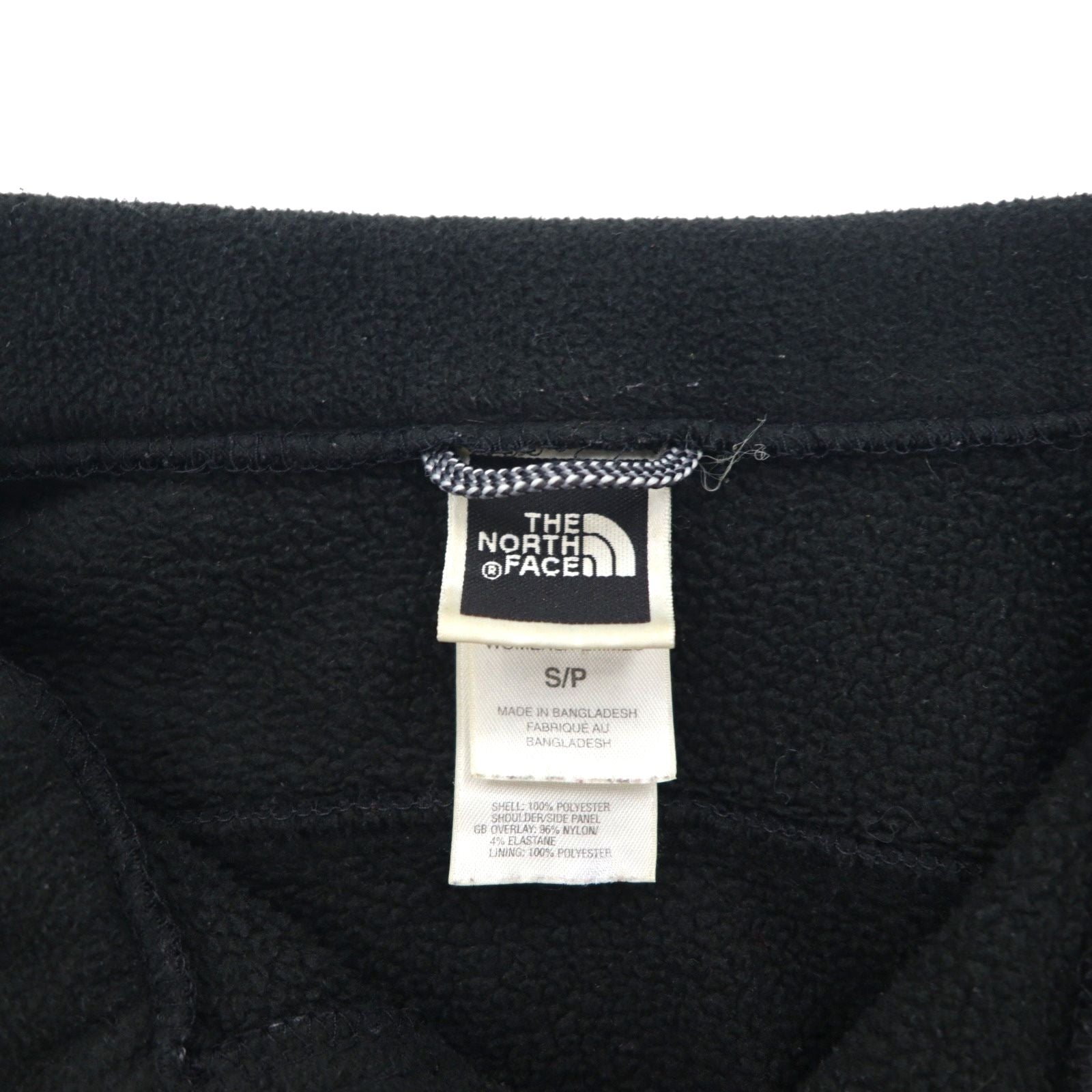 THE NORTH FACE スタンドカラー フリースジャケット S ブラック ドローコード ハイネック