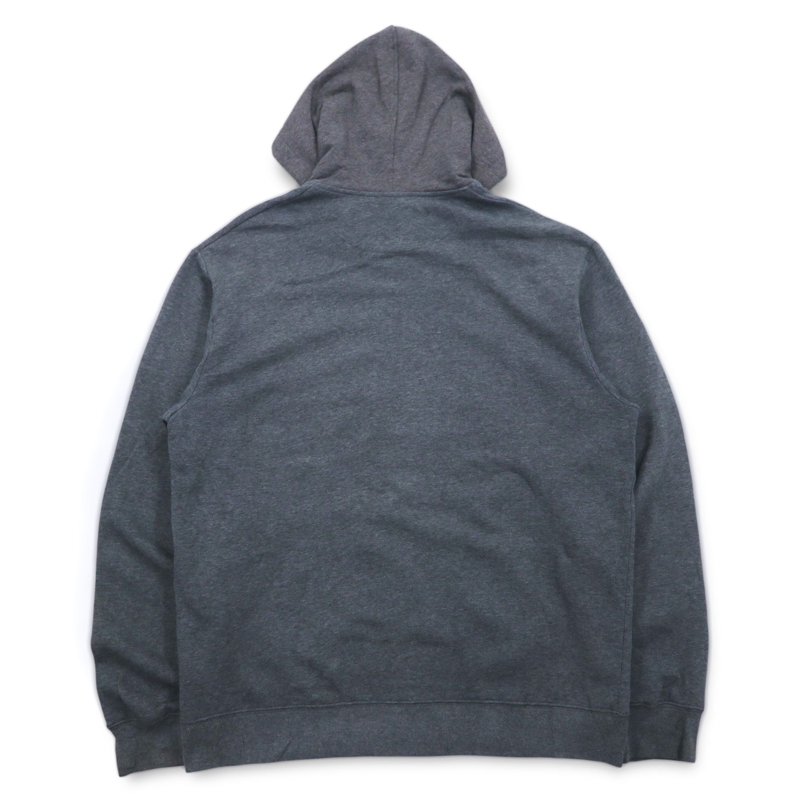 NIKE Full zip hoodie anni 2000 L grigio cotone CHICAGO logo Swoosh ricamato Made in Turchia