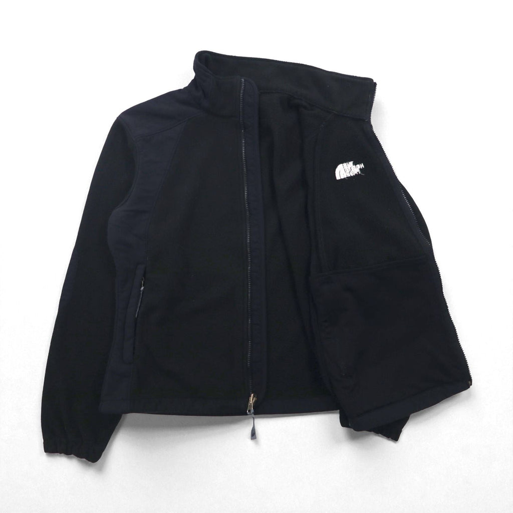 THE NORTH FACE スタンドカラー フリースジャケット S ブラック ドローコード ハイネック