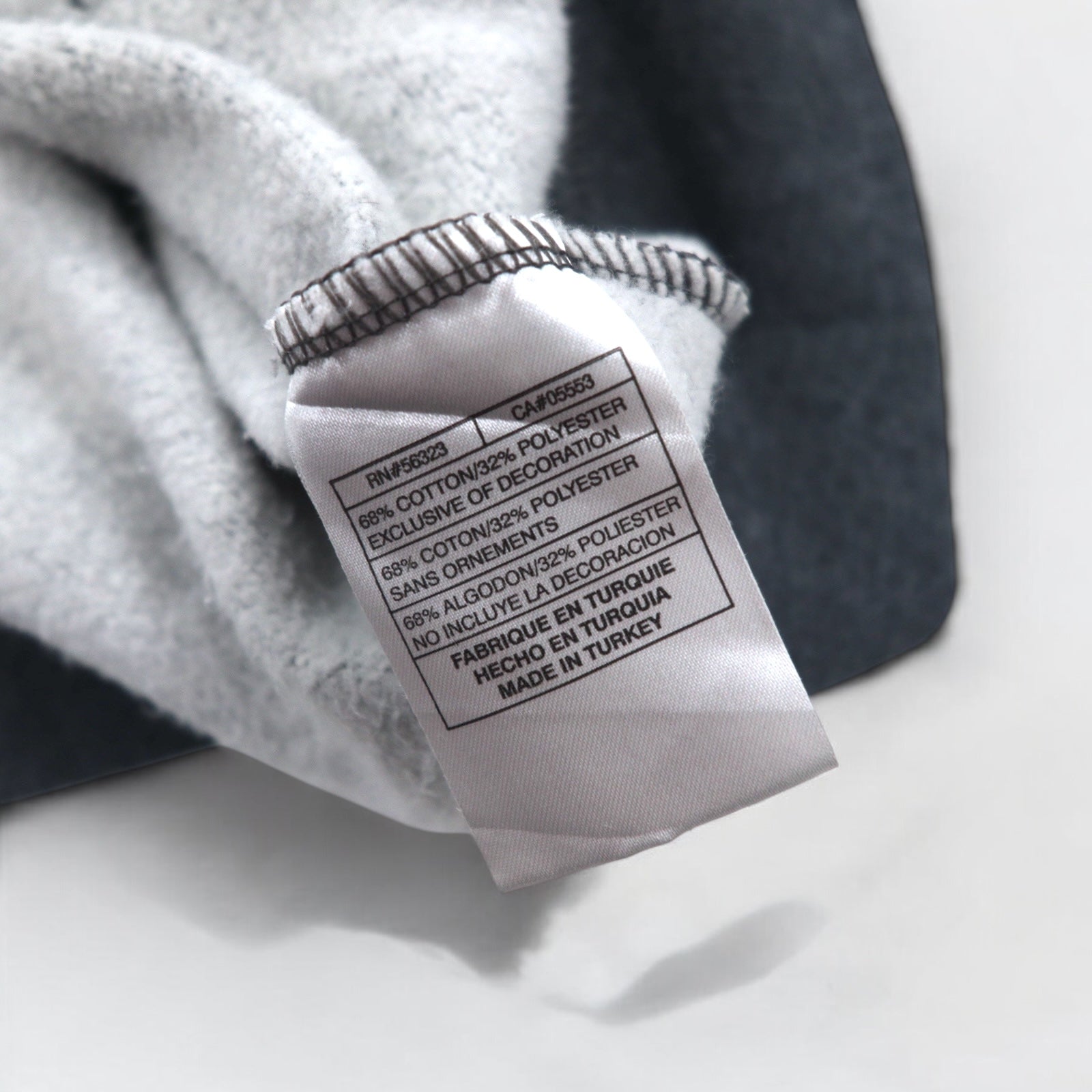 NIKE Full zip hoodie anni 2000 L grigio cotone CHICAGO logo Swoosh ricamato Made in Turchia