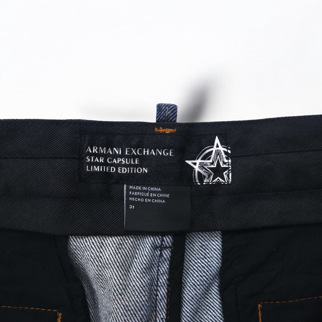 ARMANI EXCHANGE デニム トラウザーズ アンクルパンツ M インディゴ ブルー STAR CAPSULE LIMITED EDITION 3ZZP10/Z1E4Z 未使用品