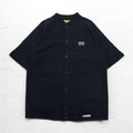 FLIP THE SCRIPT 90年代 半袖 スウェット ジャケット スタジャン 2XL ブラック スナップボタン スラッシュポケット