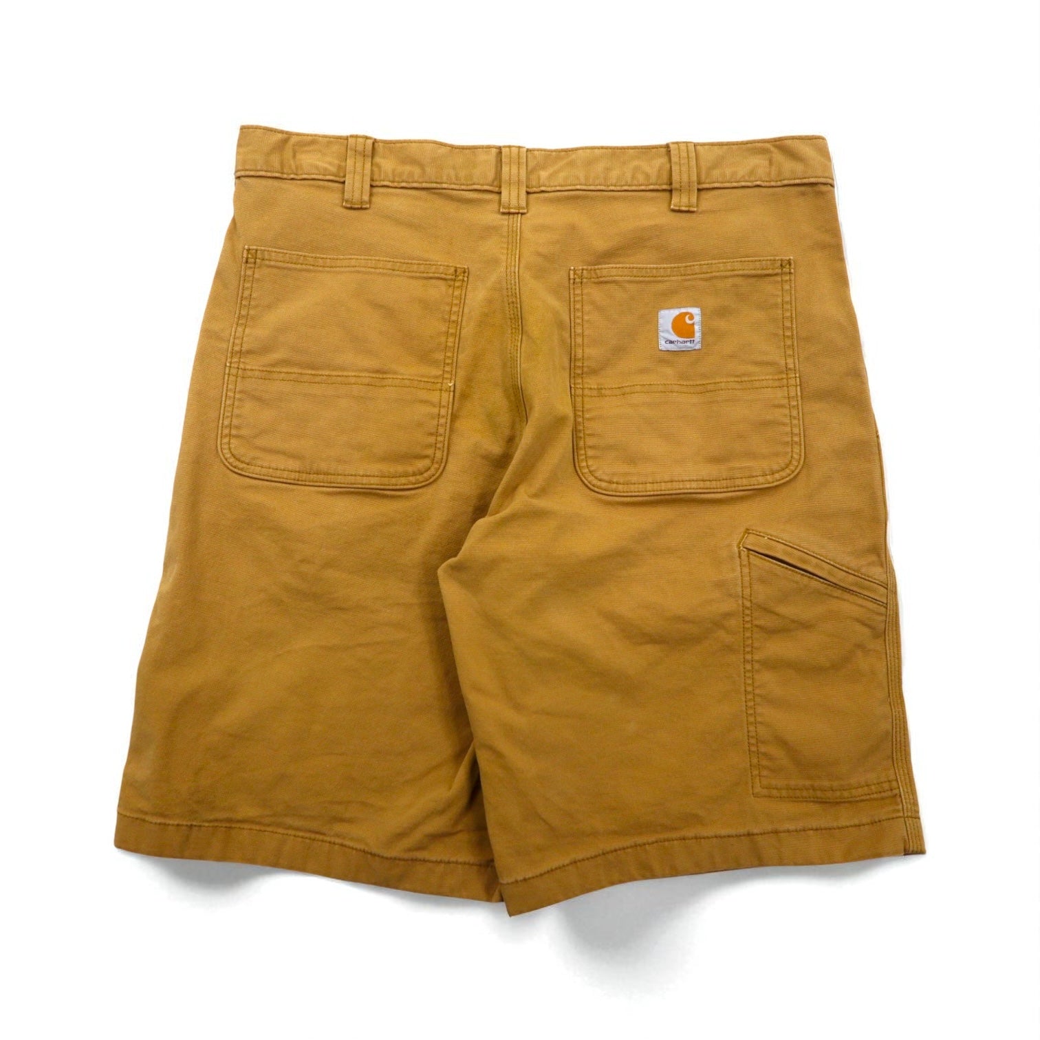 Carhartt Pantaloncini da Lavoro Corti in Tela di Anatra Vestibilità Rilassata RUGGED FLEX RIGBY WORK SHORTS L Beige 102514