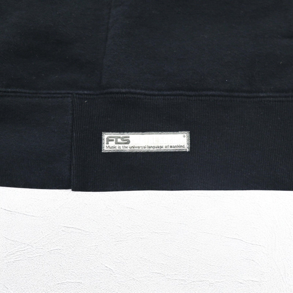 FLIP THE SCRIPT 90年代 半袖 スウェット ジャケット スタジャン 2XL ブラック スナップボタン スラッシュポケット