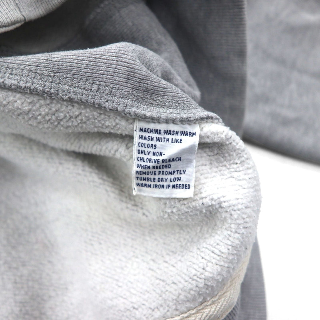 Polo Ralph Lauren 90年代 リバースウィーブ ジップパーカー L グレー スモールポニー刺繡