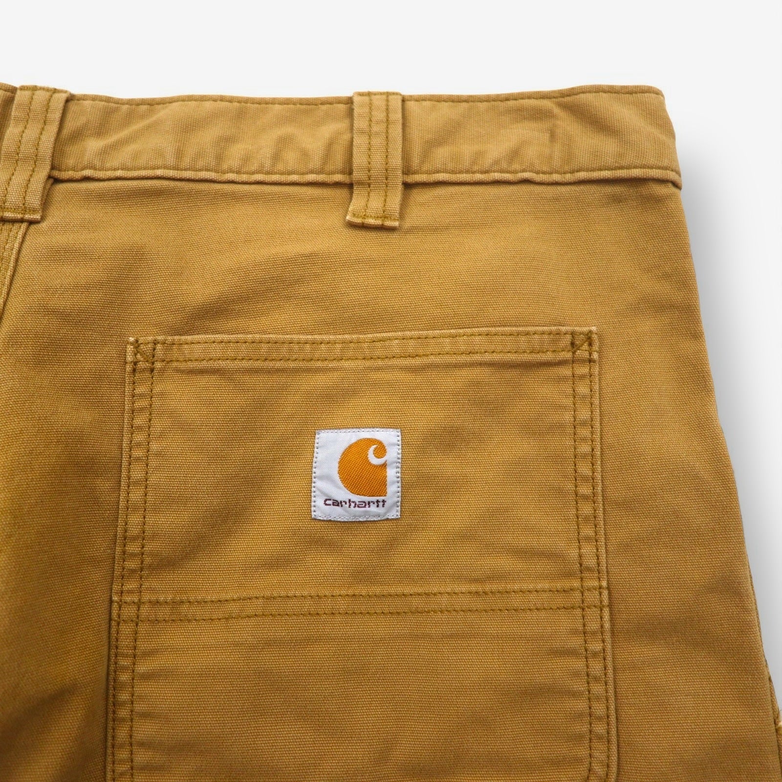 Carhartt Pantaloncini da Lavoro Corti in Tela di Anatra Vestibilità Rilassata RUGGED FLEX RIGBY WORK SHORTS L Beige 102514