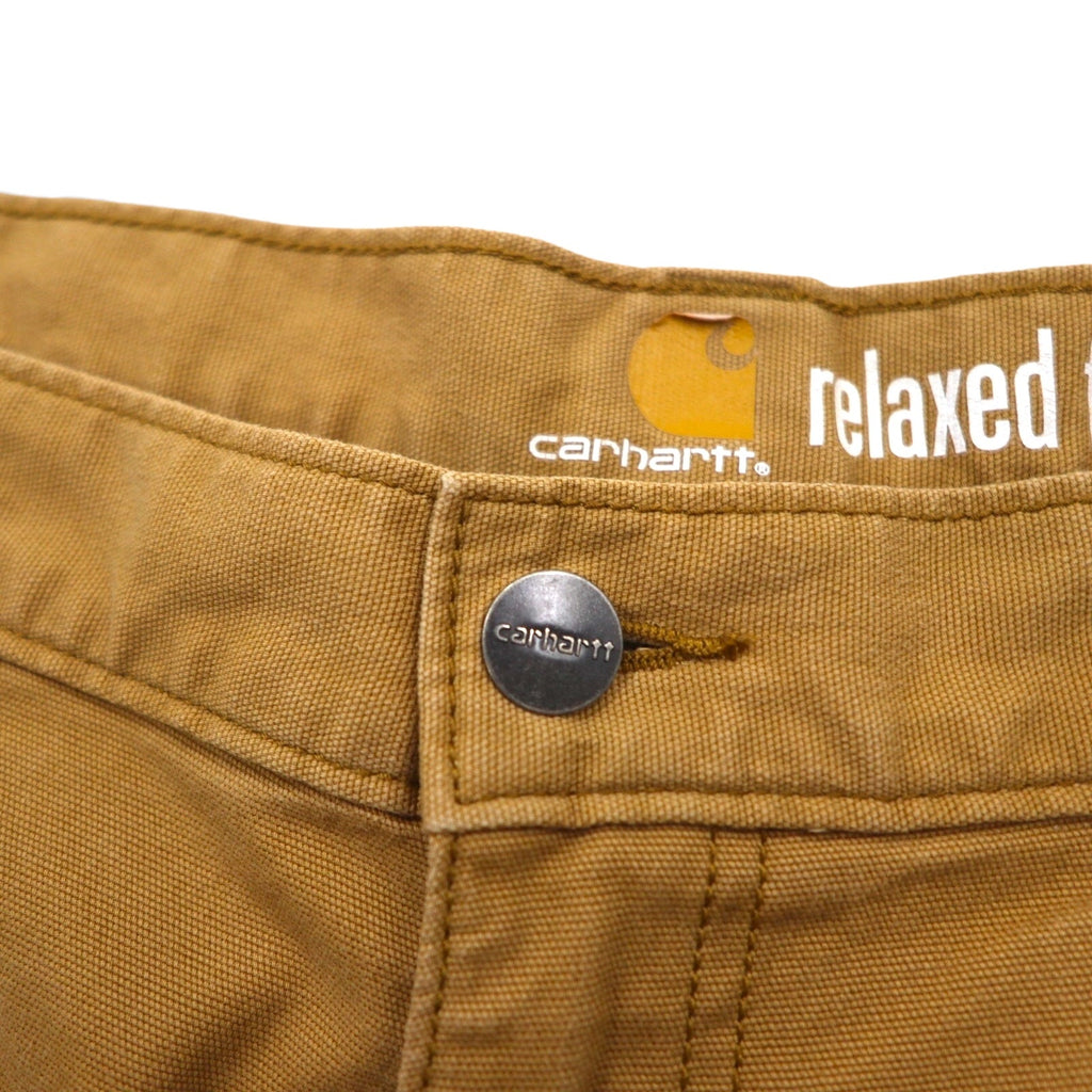Carhartt Pantaloncini da Lavoro Corti in Tela di Anatra Vestibilità Rilassata RUGGED FLEX RIGBY WORK SHORTS L Beige 102514
