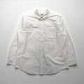 L.L.Bean オックスフォード ボタンダウンシャツ XL ホワイト 胸ポケット SLIGHTLY FITTED 256513
