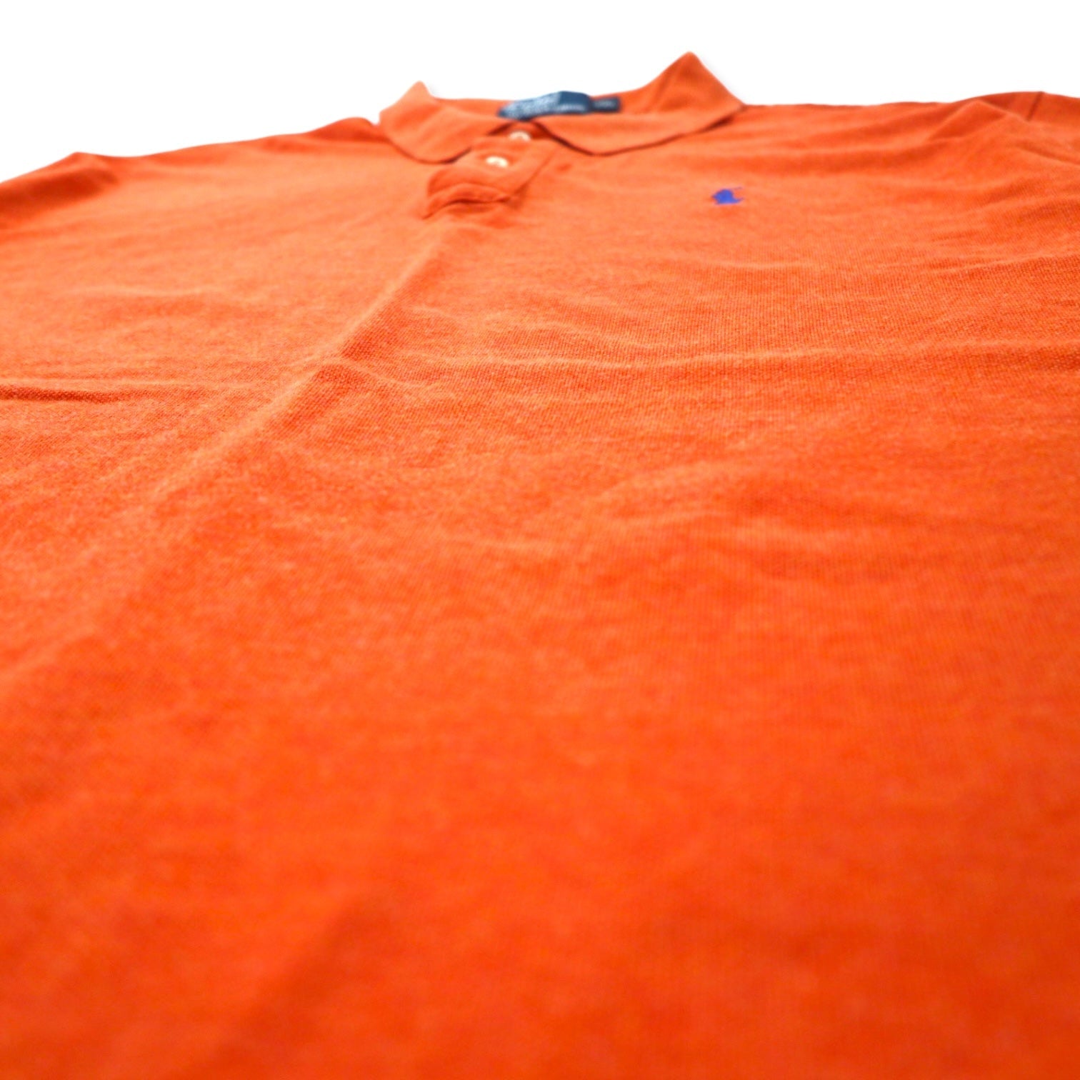 Polo by Ralph Lauren Polo XXL arancione cotone piqué piccolo ricamo pony taglia grande