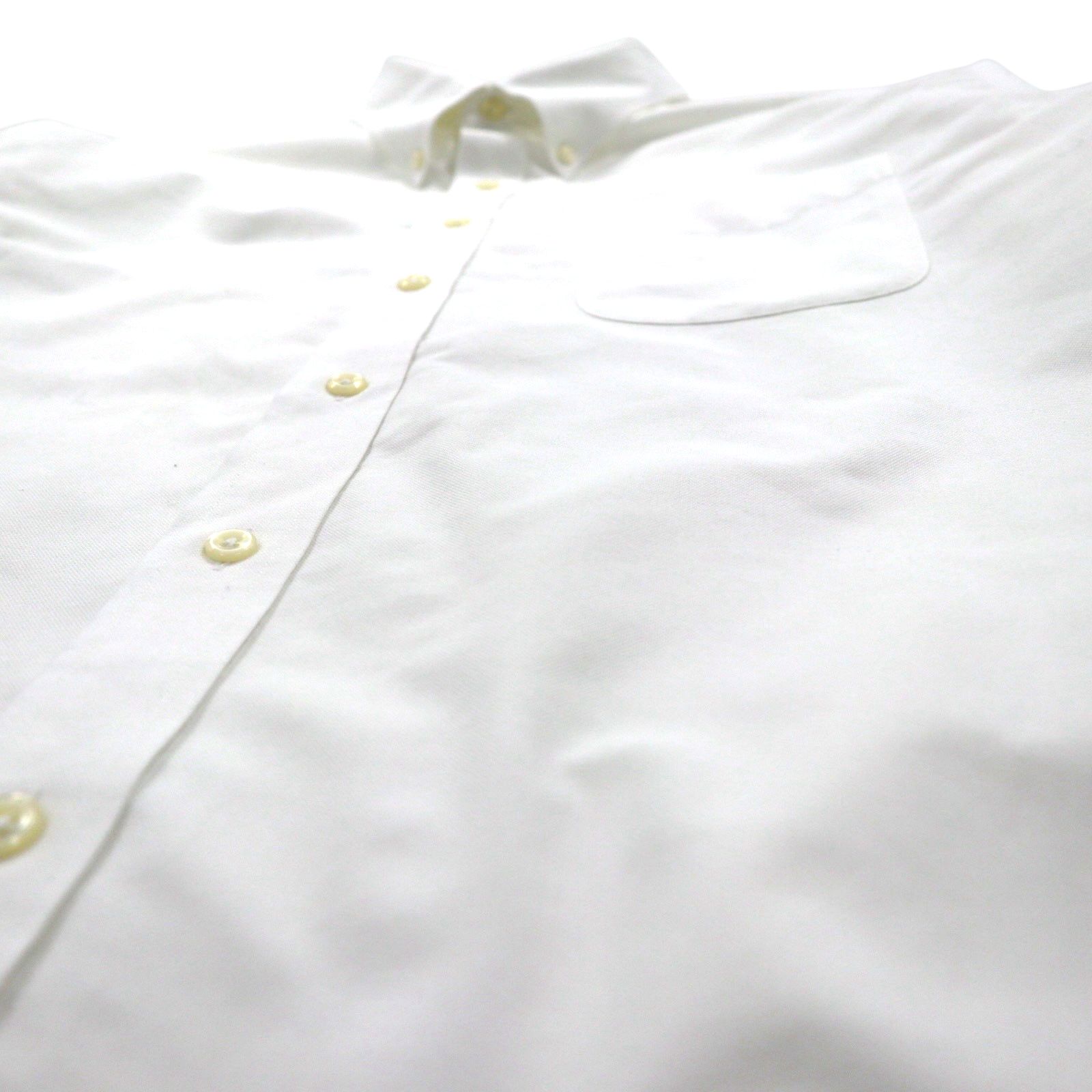 L.L.Bean オックスフォード ボタンダウンシャツ XL ホワイト 胸ポケット SLIGHTLY FITTED 256513