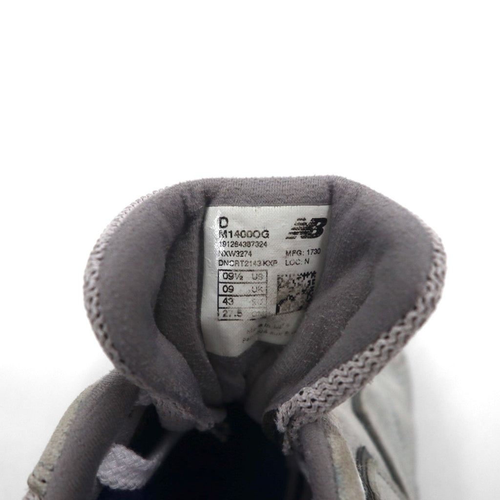 new balance Made in USA 1400 Sneaker in camoscio suino 27.5cm Grigio Mesh M1400OG